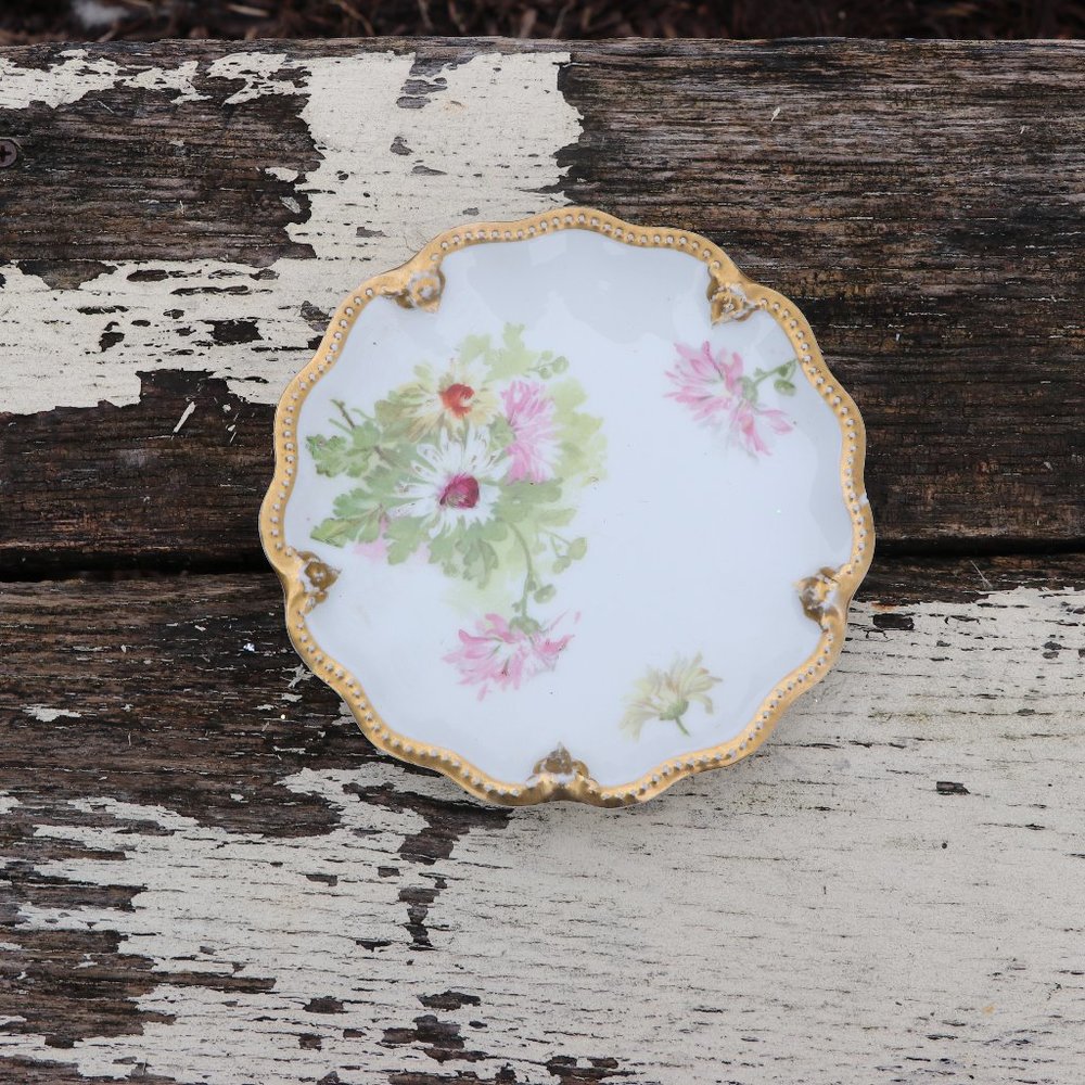 Vintage 1800s Limoges A.Lanterner France Saucer
